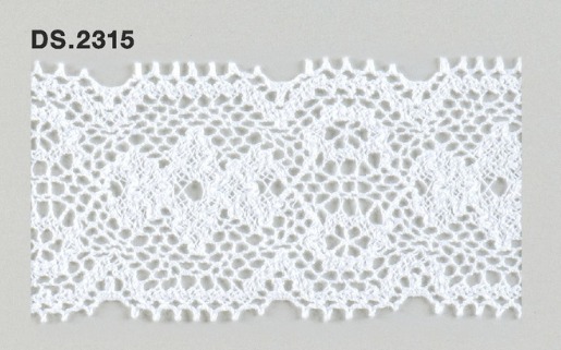 トーションレース  1m単位　レース材料　DS.2315　オフホワイト 50mm幅　大定　日本製