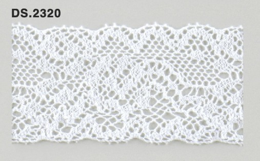 トーションレース  1m単位　レース材料　DS.2320　オフホワイト 50mm幅　大定　日本製