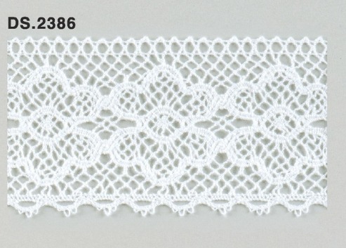 トーションレース  1m単位　DS.2386　オフホワイト 54mm幅　大定　日本製