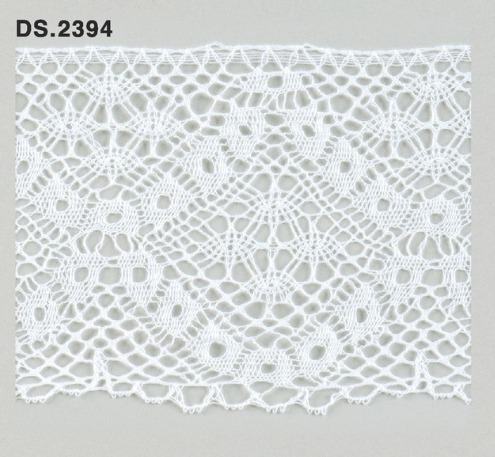 トーションレース　薄手広幅レース 1m単位　　DS.2394　オフホワイト 75mm幅　大定　日本製