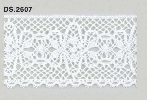 トーションレース  1m単位　DS.2607　オフホワイト 52mm幅　大定　日本製