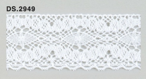 トーションレース 1m単位　DS.2949 　オフホワイト 41mm幅　大定　日本製