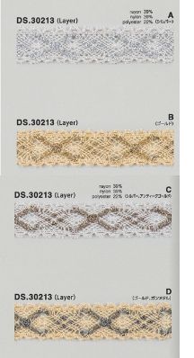 ラメブレード  トーションレース  　1m単位　大定　日本製 DS.30213   //