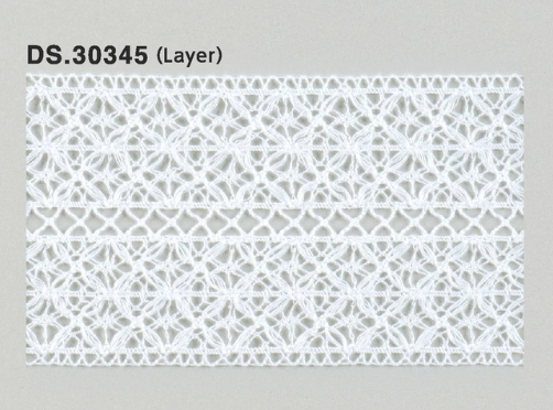 レイヤートーションレース　薄手レース　1m単位　DS.30345　オフホワイト 56mm幅　大定　日本製