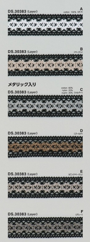 ラメブレード  レースブレード 　1m単位　大定　日本製 DS.30383 //