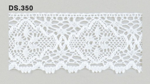 トーションレース 1m単位　DS.350 　オフホワイト 43mm幅　大定　日本製