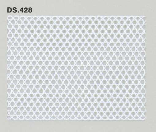 トーションレース  1m単位　レース材料　DS.428　オフホワイト 73mm幅　大定　日本製