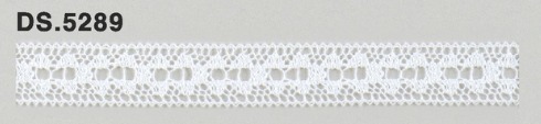 極細番手レース 　薄手トーションレース  リバーレース風 綿素材 オフホワイト  DS.5289     12mm幅　 1m単位　　大定　日本製