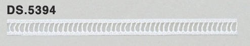 極細番手レース 　薄手トーションレース  リバーレース風 綿素材 オフホワイト  DS.5394  ハシゴレース    7mm幅　 1m単位　　大定　日本製