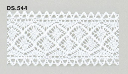 トーションレース 1m単位　　DS.544　オフホワイト 47mm幅　大定　日本製