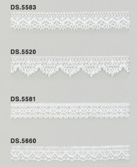 シルクレース 薄手トーションレース　　1m単位　　オフホワイト 　大定　日本製 DS.5583 DS.5520 DS.5581 DS.5660