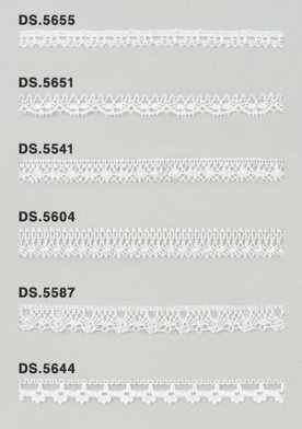 シルクレース 薄手トーションレース　　1m単位　　オフホワイト 　大定　日本製 DS.5655 DS.5651  DS.5541 DS.5604 DS.5587 DS.5644