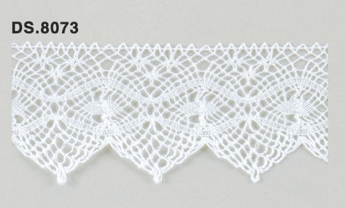 トーションレース 薄手レース 1m単位　DS.8073 　オフホワイト 42mm幅　大定　日本製