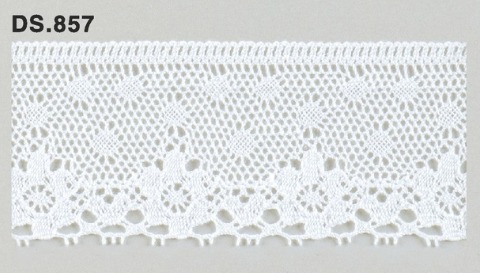 トーションレース 1m単位　DS.857　オフホワイト 45mm幅　大定　日本製