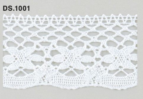 トーションレース  1m単位　手芸　DS.1001　オフホワイト 54mm幅　大定　日本製