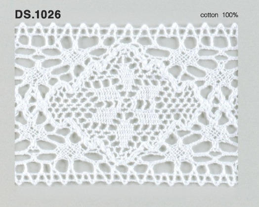 トーションレース 手芸　1m単位　DS.1026　オフホワイト 70mm幅　大定　日本製