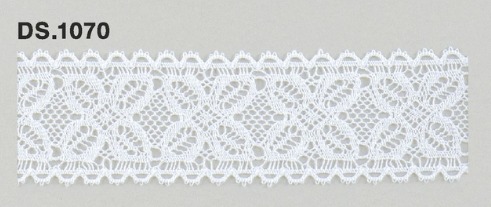 トーションレース　薄手レース　1m単位　DS.1070　オフホワイト 28mm幅　大定　日本製