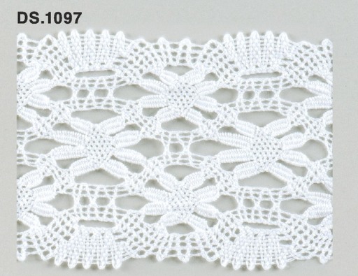 トーションレース 手芸　1m単位　DS.1097　オフホワイト 73mm幅　大定　日本製