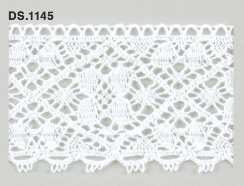 トーションレース 1m単位　DS.1145　オフホワイト 64mm幅　大定　日本製