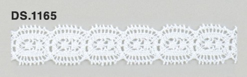 トーションレース　　1m単位　DS.1165　オフホワイト 17mm幅　大定　日本製