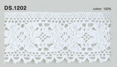 トーションレース  1m単位　手芸　DS.1202　オフホワイト 45mm幅　大定　日本製