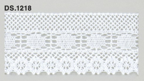 トーションレース 1m単位　DS.1218 　オフホワイト 43mm幅　大定　日本製
