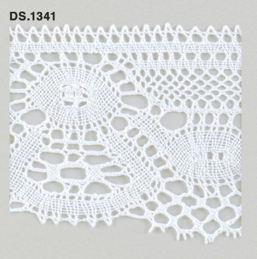 トーションレース 広幅レース　1m単位　DS.1341　オフホワイト 88mm幅　大定　日本製