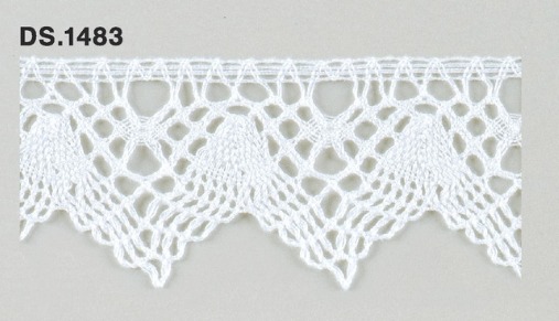 トーションレース 1m単位　DS.1483 　オフホワイト 42mm幅　大定　日本製