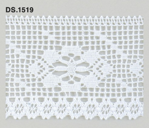 トーションレース　DS.1519 1m単位　オフホワイト 72mm幅　大定　日本製