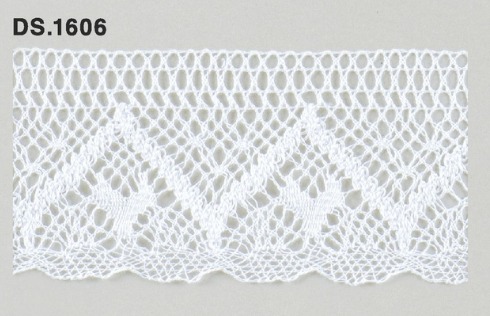 トーションレース　薄手広幅レース　1m単位　DS.1606　オフホワイト 48mm幅　大定　日本製