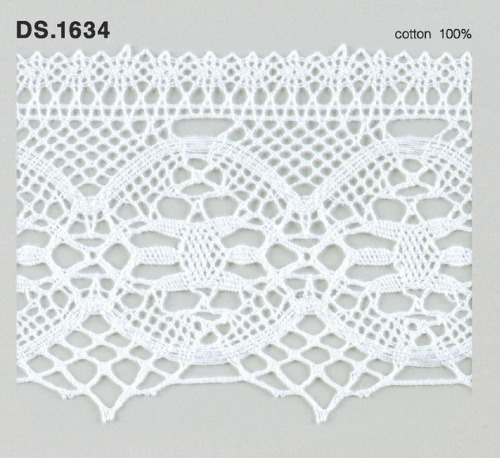 トーションレース　DS.1634 1m単位　オフホワイト 78mm幅　大定　日本製