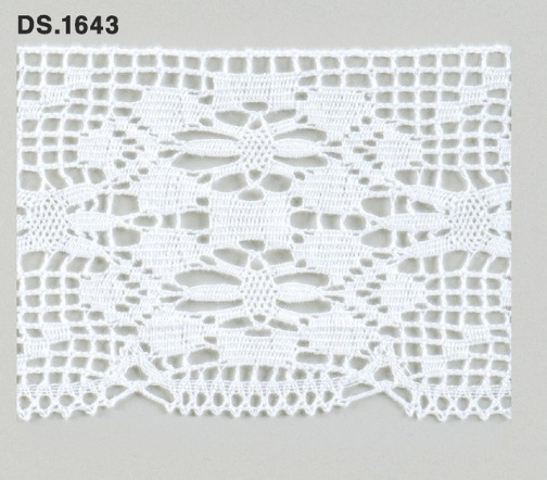 トーションレース　DS.1643 1m単位　オフホワイト 72mm幅　大定　日本製