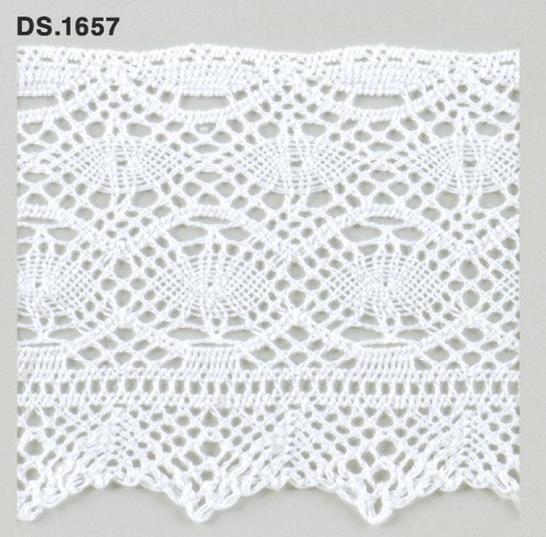 トーションレース 広幅レース　1m単位　DS.1657　オフホワイト 90mm幅　大定　日本製