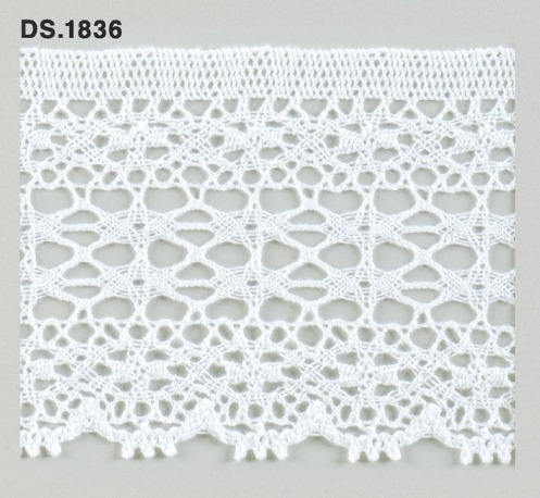 トーションレース　DS.1836 1m単位　オフホワイト 80mm幅　大定　日本製