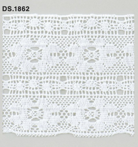 トーションレース 広幅レース　1m単位　DS.1862　オフホワイト 90mm幅　大定　日本製