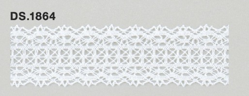 トーションレース　薄手レース　1m単位　DS.1864　オフホワイト 27mm幅　大定　日本製