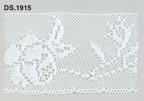 トーションレース　薄手広幅レース 1m単位　　DS.1915　オフホワイト 58mm幅　大定　日本製