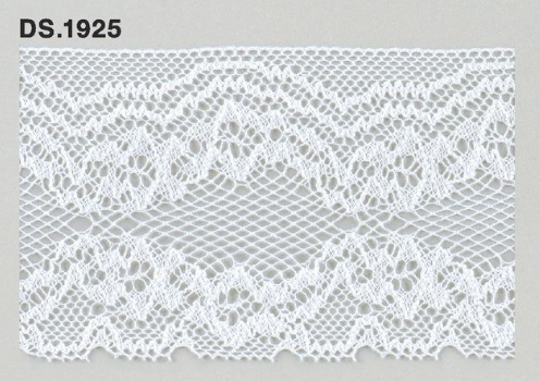 トーションレース　薄手広幅レース 1m単位　　DS.1925　オフホワイト 60mm幅　大定　日本製