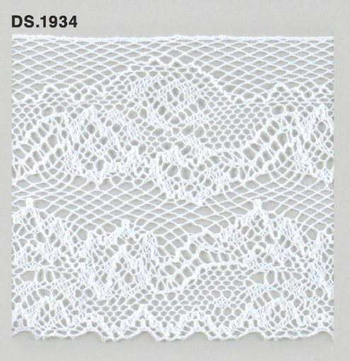 トーションレース　1m単位　　DS.1934　オフホワイト 90mm幅　大定　日本製