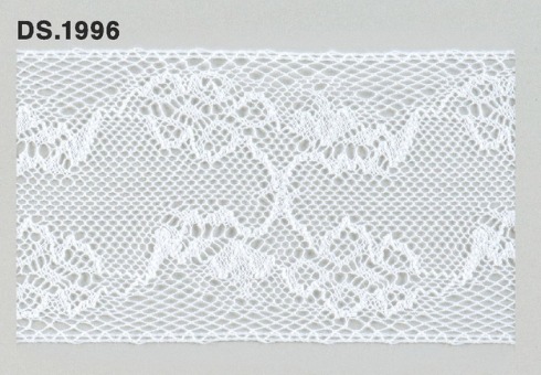 トーションレース　薄手レース 1m単位　　DS.1996　オフホワイト 57mm幅　大定　日本製