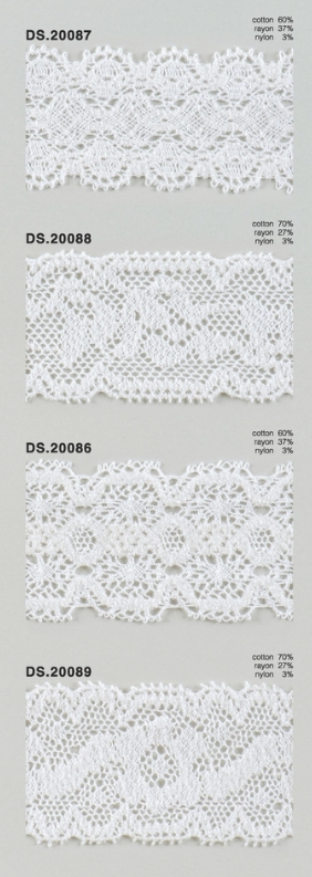 モールレース  秋冬素材トーションレース 　1m単位　大定　日本製 DS.20087  DS.20088  DS.20086 DS.20089 //