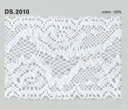トーションレース  1m単位　レース材料　DS.2010　オフホワイト 69mm幅　大定　日本製