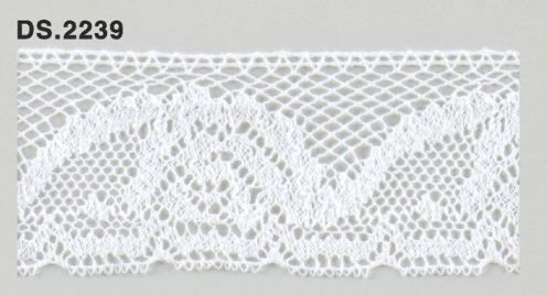 トーションレース 1m単位　DS.2239 　オフホワイト 43mm幅　大定　日本製