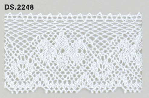 トーションレース  1m単位　手芸　DS.2248　オフホワイト 56mm幅　大定　日本製