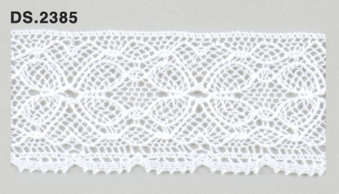 トーションレース 1m単位　DS.2385 　オフホワイト 43mm幅　大定　日本製