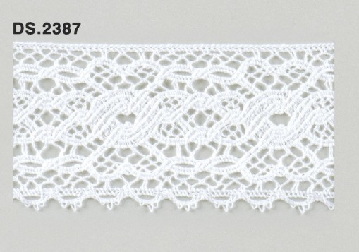 トーションレース  1m単位　DS.2387　オフホワイト 50mm幅　大定　日本製