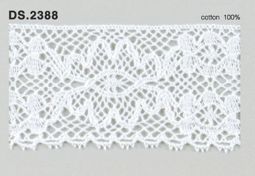 トーションレース  1m単位　DS.2388　オフホワイト 51mm幅　大定　日本製