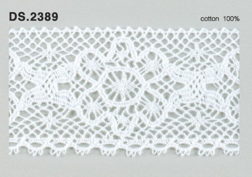 トーションレース  1m単位　DS.2389　オフホワイト 54mm幅　大定　日本製
