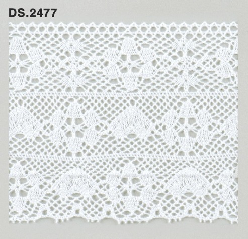 トーションレース 広幅レース　1m単位　DS.2477　オフホワイト 85mm幅　大定　日本製