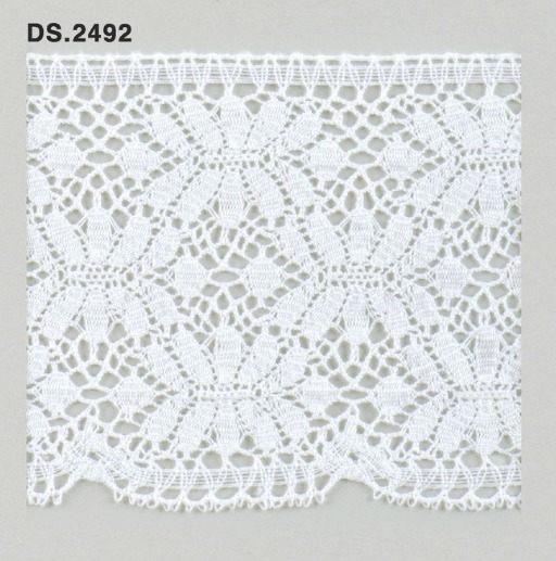 トーションレース 広幅レース　1m単位　DS.2492　オフホワイト 90mm幅　大定　日本製